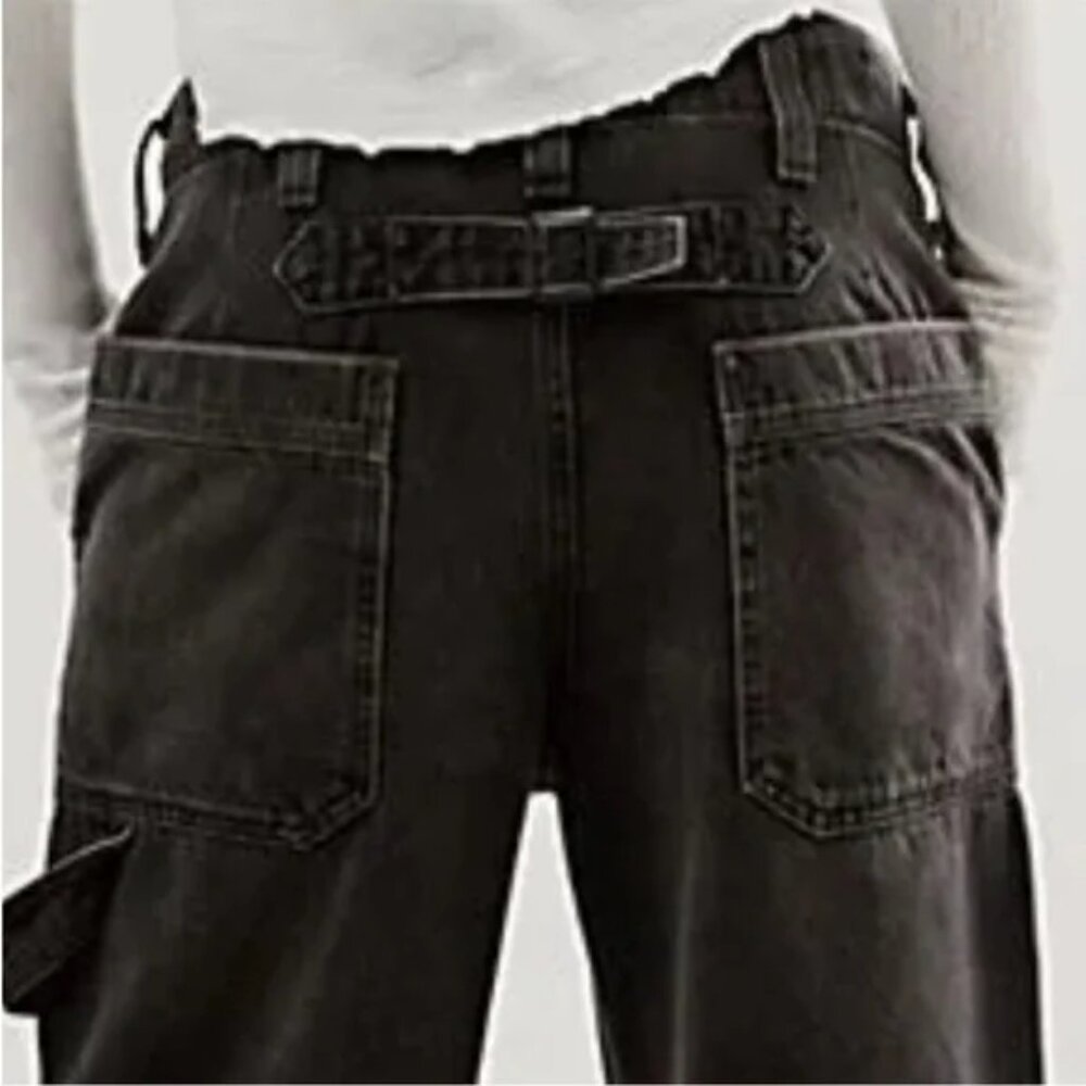 060 Free People We The Free Major Leagues Mid-Rise Cuffed Jeans Size 25 - Picture 6 of 6